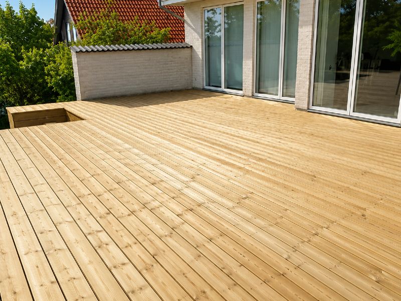 Projekt: ny træterrasse ved hus i Nordsjælland